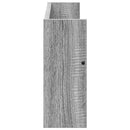 vidaXL Magazin állvány 2 pcs Szürke Sonoma 60 x 12 x 30 cm Faanyag