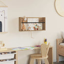 vidaXL Magazin állvány polcokkal Artisan tölgy 60 x 12 x 30 cm Faanyag