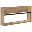 vidaXL Magazin állvány 2 pcs Artisan tölgy 60 x 12 x 30 cm Faanyag