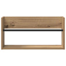 vidaXL Magazin állvány 2 pcs Artisan tölgy 60 x 12 x 30 cm Faanyag