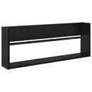 vidaXL Magazin állvány 2 pcs Fekete tölgy 80 x 12 x 30 cm Faanyag