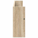 vidaXL Magazin állvány 2 pcs Sonoma tölgy 80 x 12 x 30 cm Faanyag