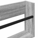 vidaXL Magazin állvány 2 pcs Szürke Sonoma 80 x 12 x 30 cm Faanyag