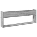 vidaXL Magazin állvány 2 pcs Szürke Sonoma 80 x 12 x 30 cm Faanyag