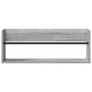 vidaXL Magazin állvány 2 pcs Szürke Sonoma 80 x 12 x 30 cm Faanyag