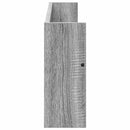 vidaXL Magazin állvány 2 pcs Szürke Sonoma 80 x 12 x 30 cm Faanyag