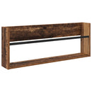 vidaXL Magazin állvány polcokkal 2 pcs Öreg fa 80 x 12 x 30 cm Faanyag