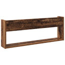 vidaXL Magazin állvány polcokkal 2 pcs Öreg fa 80 x 12 x 30 cm Faanyag