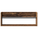vidaXL Magazin állvány polcokkal 2 pcs Öreg fa 80 x 12 x 30 cm Faanyag