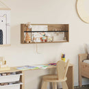 vidaXL Magazin állvány Artisan tölgy 80 x 12 x 30 cm Szerelt Fa
