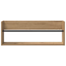vidaXL Magazin állvány Artisan tölgy 80 x 12 x 30 cm Szerelt Fa