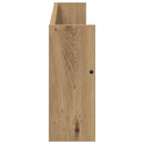vidaXL Magazin állvány Artisan tölgy 80 x 12 x 30 cm Szerelt Fa