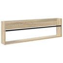 vidaXL Magazin állvány 2 pcs Sonoma tölgy 100 x 12 x 30 cm Faanyag