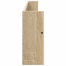 vidaXL Magazin állvány 2 pcs Sonoma tölgy 100 x 12 x 30 cm Faanyag