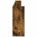 vidaXL Magazin állvány 2 pcs Füstölt tölgy 100 x 12 x 30 cm Faanyag
