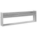 vidaXL Magazin állvány Szürke Sonoma 100 x 12 x 30 cm Faanyag