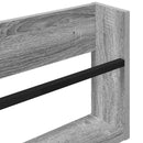 vidaXL Magazin állvány 2 pcs Szürke Sonoma 100 x 12 x 30 cm Faanyag
