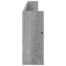 vidaXL Magazin állvány 2 pcs Szürke Sonoma 100 x 12 x 30 cm Faanyag
