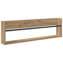 vidaXL Magazin állvány Artisan tölgy 100 x 12 x 30 cm Szerelt Fa
