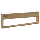 vidaXL Magazin állvány Artisan tölgy 100 x 12 x 30 cm Szerelt Fa