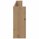 vidaXL Magazin állvány Artisan tölgy 100 x 12 x 30 cm Szerelt Fa