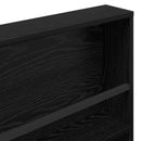 vidaXL Magazin állvány Fekete tölgy 60 x 12 x 70 cm Szerelt Fa