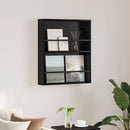 vidaXL Magazin állvány Fekete tölgy 60 x 12 x 70 cm Szerelt Fa