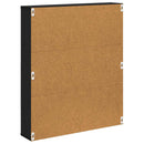vidaXL Magazin állvány Fekete tölgy 60 x 12 x 70 cm Szerelt Fa