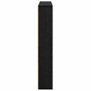 vidaXL Magazin állvány Fekete tölgy 60 x 12 x 70 cm Szerelt Fa