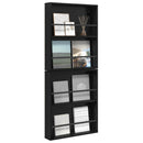 vidaXL Magazin állvány 2 pcs Fekete tölgy 60 x 12 x 70 cm Faanyag