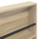 vidaXL Magazin állvány Sonoma tölgy 60 x 12 x 70 cm Szerelt Fa