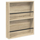 vidaXL Magazin állvány Sonoma tölgy 60 x 12 x 70 cm Szerelt Fa