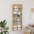 vidaXL Magazin állvány 2 pcs Sonoma tölgy 60 x 12 x 70 cm Faanyag