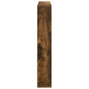 vidaXL Magazin állvány polcokkal Füstölt tölgy 60 x 12 x 70 cm Faanyag