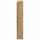 vidaXL Magazin állvány polcokkal Artisan tölgy 60 x 12 x 70 cm Faanyag