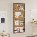 vidaXL Magazin állvány 2 db Artisan tölgy 60 x 12 x 70 cm Szerelt Fa