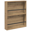 vidaXL Magazin állvány 2 db Artisan tölgy 60 x 12 x 70 cm Szerelt Fa