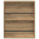 vidaXL Magazin állvány 2 pcs Artisan tölgy 60 x 12 x 70 cm Faanyag