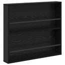 vidaXL Magazin állvány Fekete tölgy 80 x 12 x 70 cm Szerelt Fa