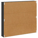 vidaXL Magazin állvány Fekete tölgy 80 x 12 x 70 cm Szerelt Fa