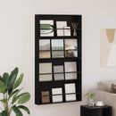 vidaXL Magazin állvány 2 pcs Fekete tölgy 80 x 12 x 70 cm Faanyag