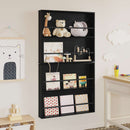 vidaXL Magazin állvány 2 pcs Fekete tölgy 80 x 12 x 70 cm Faanyag