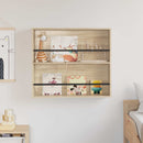 vidaXL Magazin állvány polcokkal Sonoma tölgy 80 x 12 x 70 cm Faanyag