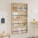 vidaXL Magazin állvány 2 pcs Sonoma tölgy 80 x 12 x 70 cm Faanyag