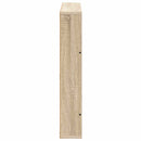 vidaXL Magazin állvány 2 pcs Sonoma tölgy 80 x 12 x 70 cm Faanyag