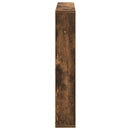 vidaXL Magazin állvány polcokkal Füstölt tölgy 80 x 12 x 70 cm Faanyag