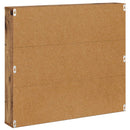 vidaXL Magazin állvány polcokkal Öreg fa 80 x 12 x 70 cm Faanyag