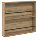 vidaXL Magazin állvány polcokkal Artisan tölgy 80 x 12 x 70 cm Faanyag