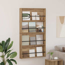 vidaXL Magazin állvány 2 pcs Artisan tölgy 80 x 12 x 70 cm Faanyag