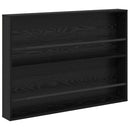 vidaXL Magazin állvány 2 pcs Fekete tölgy 100 x 12 x 70 cm Faanyag